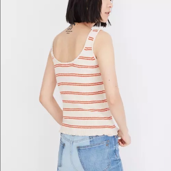 Madewell Kingston Sweater Tank in Striped XL - Picture 6 of 6